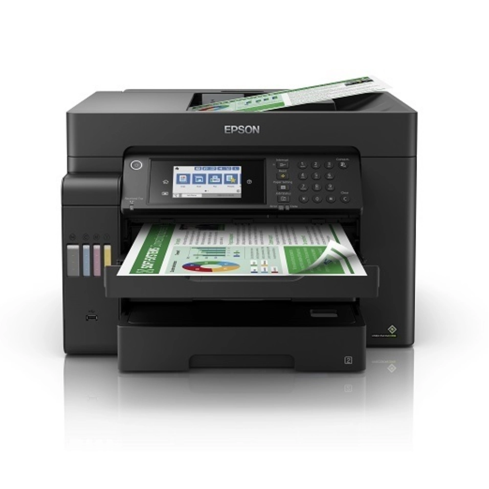 Epson Ink Tank Color Printer L15150 A3 Multi Function with Duplex | ADF | Fax | Lan | WIFI (4 Colour) view 3